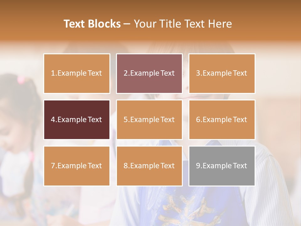 Talent Girl Brush PowerPoint Template