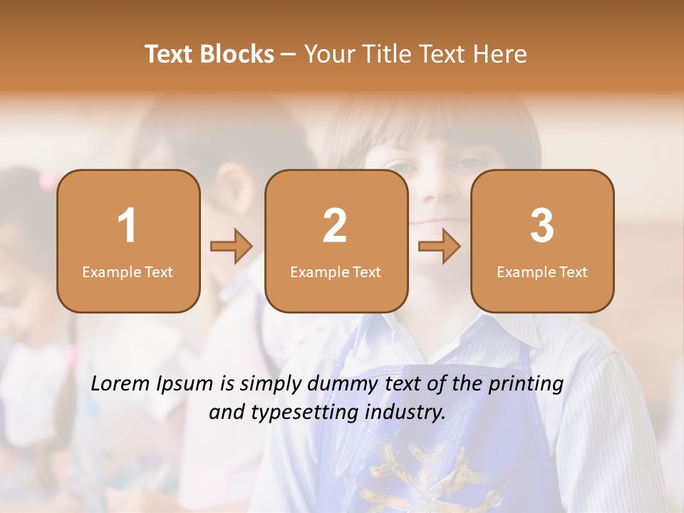 Talent Girl Brush PowerPoint Template