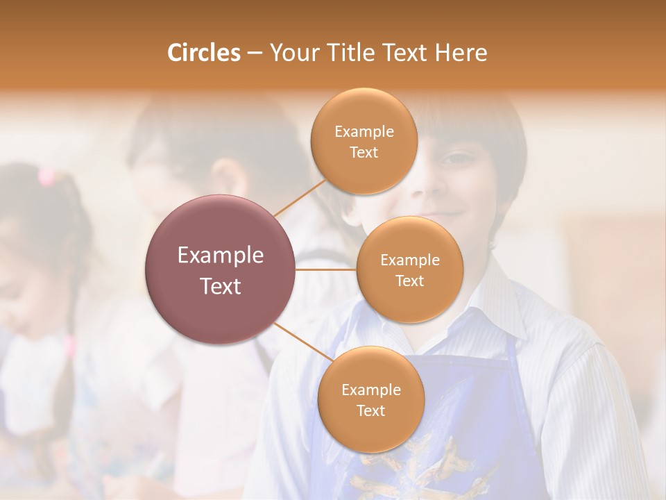 Talent Girl Brush PowerPoint Template