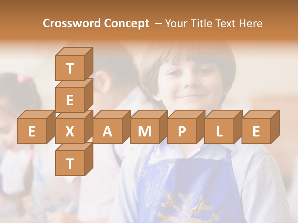 Talent Girl Brush PowerPoint Template