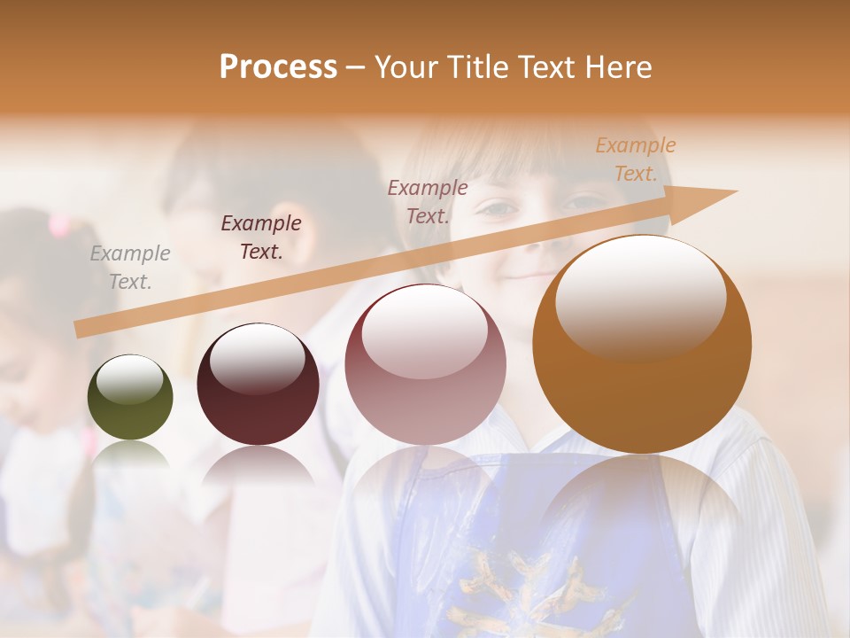 Talent Girl Brush PowerPoint Template