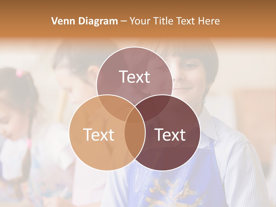 Talent Girl Brush PowerPoint Template