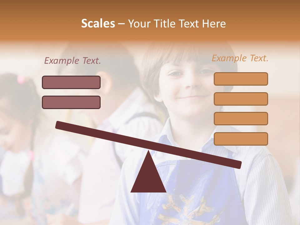 Talent Girl Brush PowerPoint Template