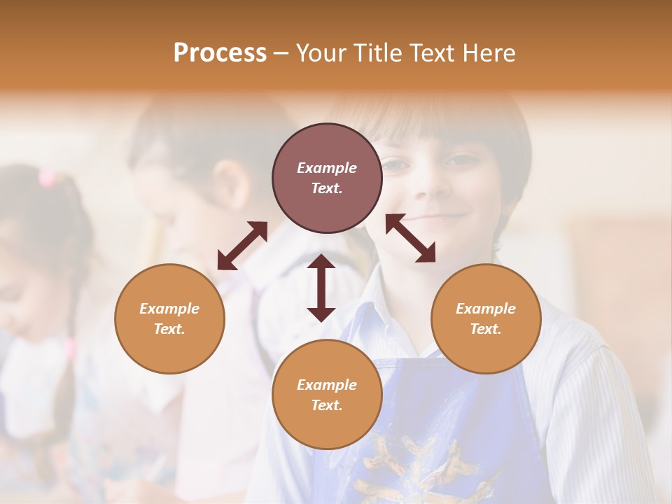 Talent Girl Brush PowerPoint Template