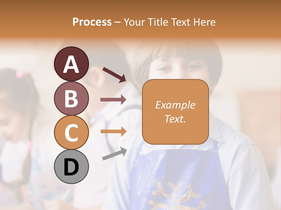 Talent Girl Brush PowerPoint Template