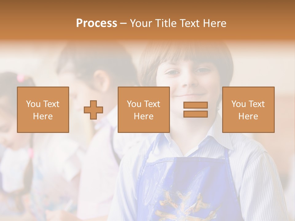 Talent Girl Brush PowerPoint Template