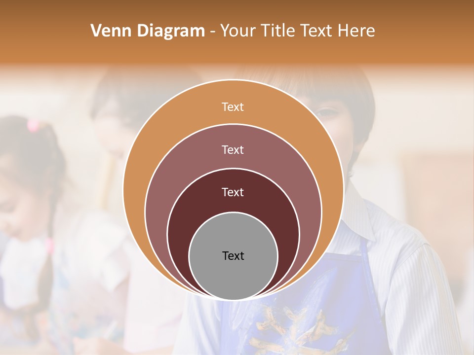 Talent Girl Brush PowerPoint Template