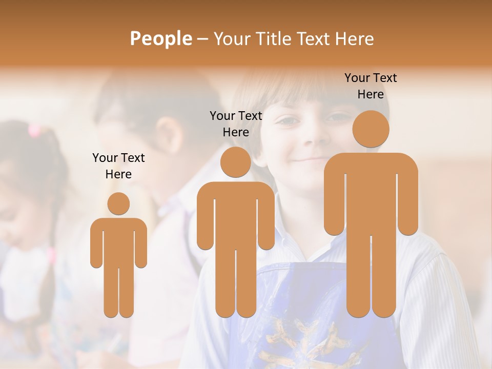 Talent Girl Brush PowerPoint Template