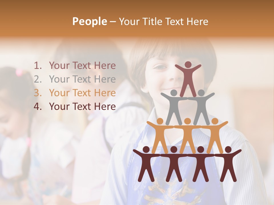 Talent Girl Brush PowerPoint Template