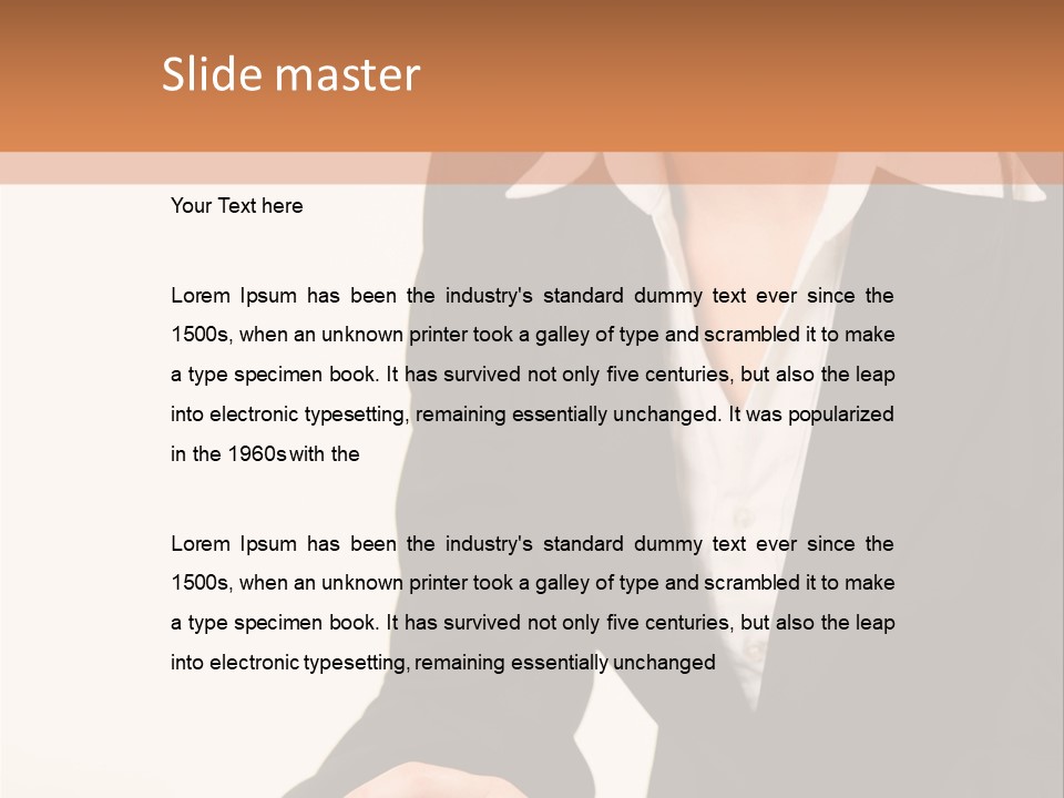 Person Secretary Technology PowerPoint Template