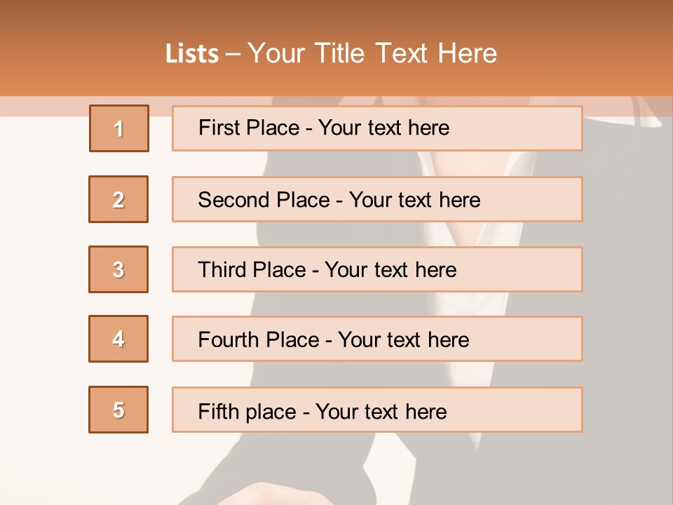 Person Secretary Technology PowerPoint Template