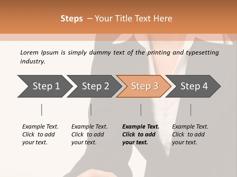 Person Secretary Technology PowerPoint Template