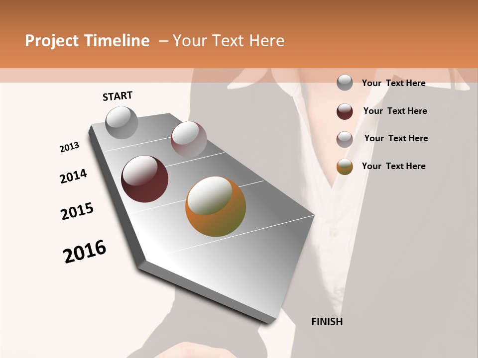 Person Secretary Technology PowerPoint Template