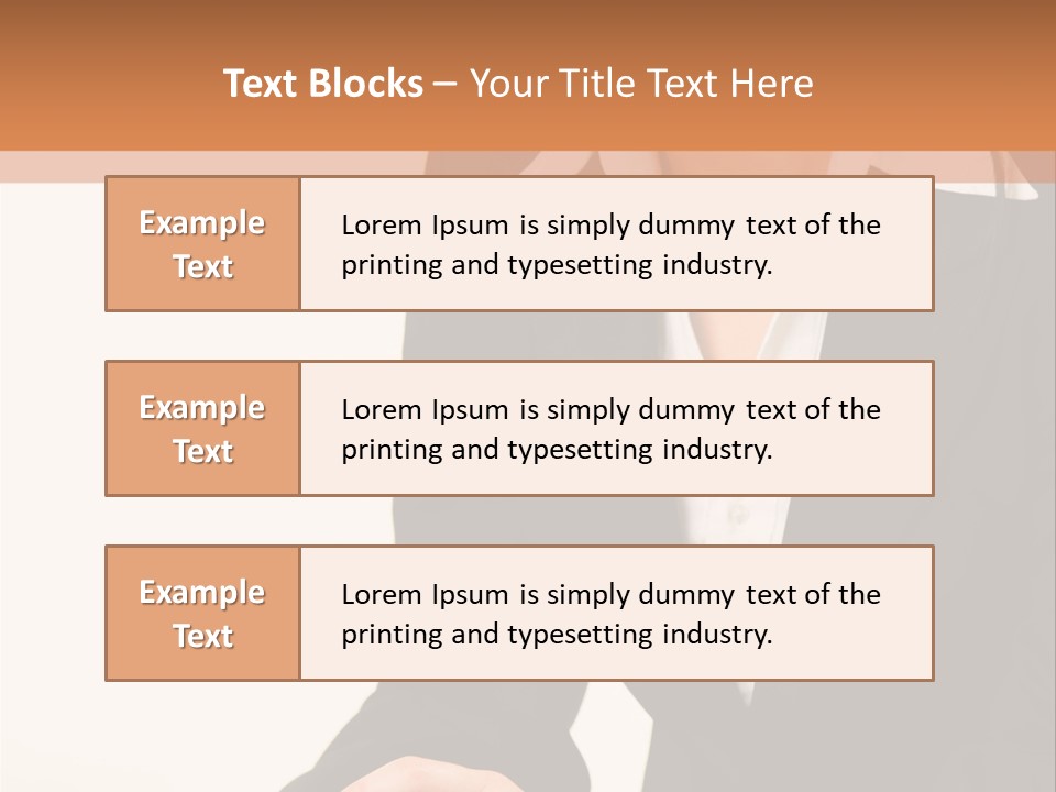 Person Secretary Technology PowerPoint Template