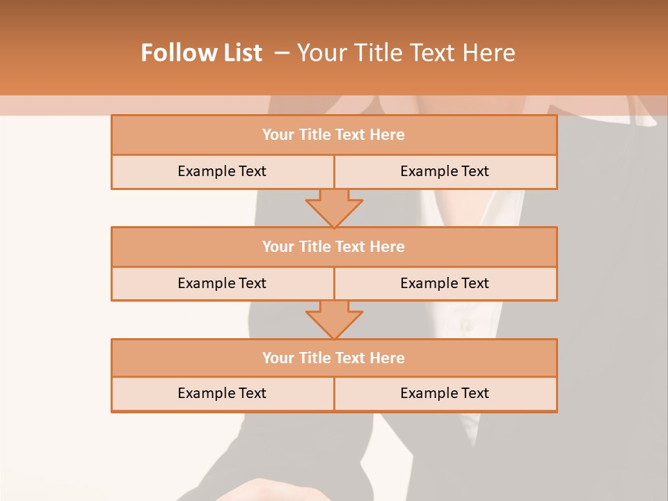Person Secretary Technology PowerPoint Template