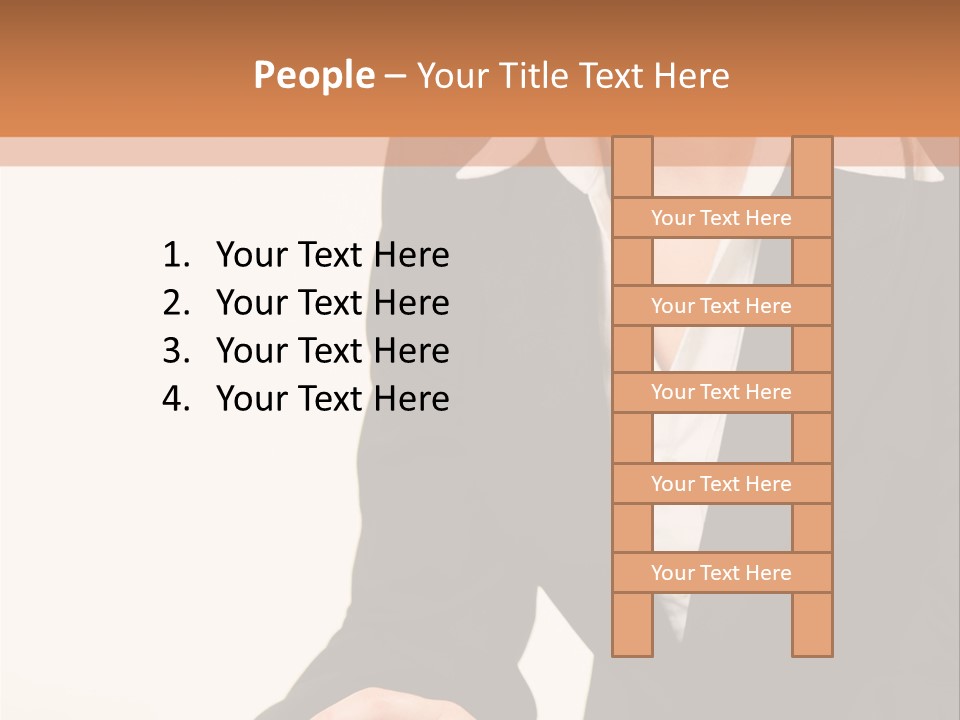 Person Secretary Technology PowerPoint Template