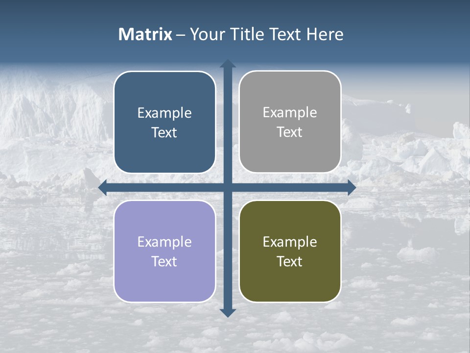 Global Soft Bergs PowerPoint Template