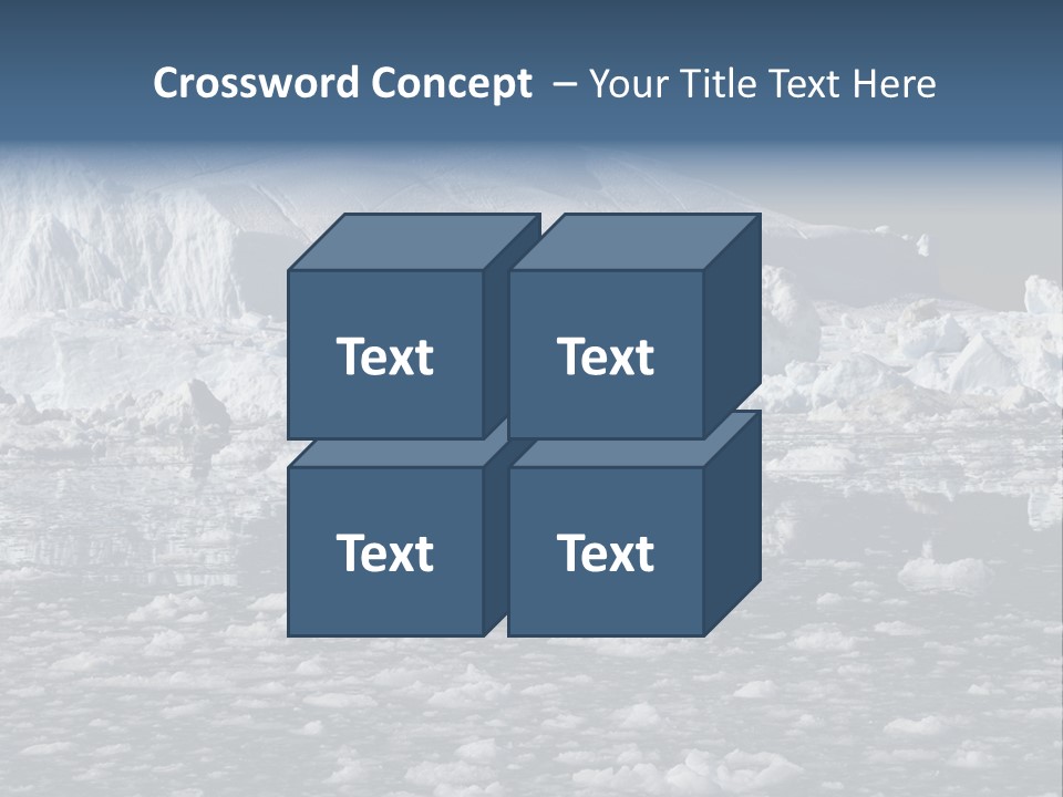 Global Soft Bergs PowerPoint Template