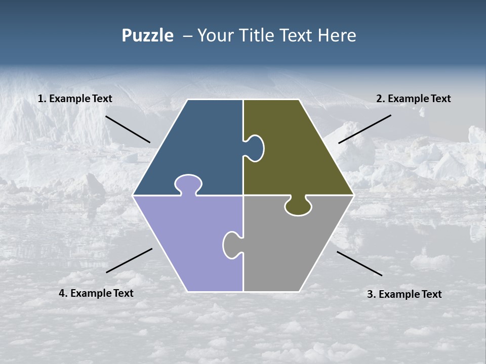 Global Soft Bergs PowerPoint Template