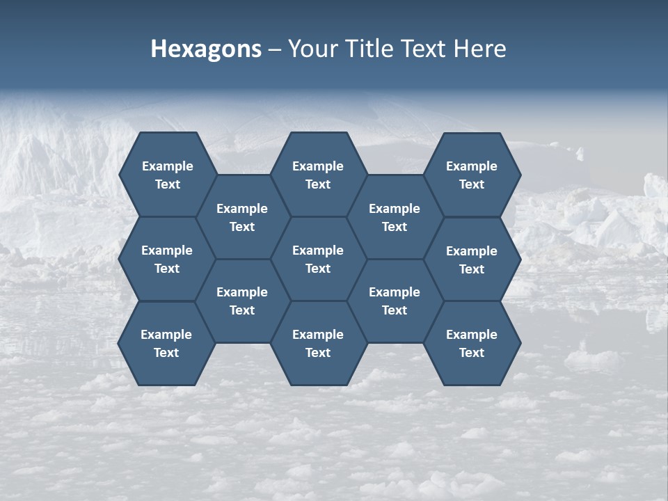 Global Soft Bergs PowerPoint Template