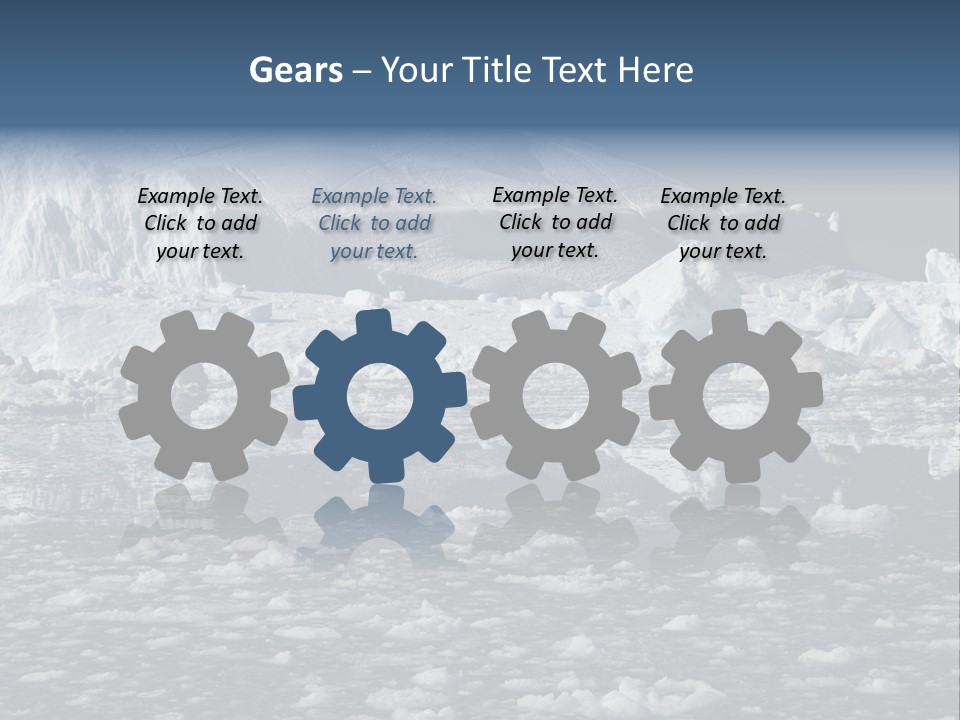 Global Soft Bergs PowerPoint Template