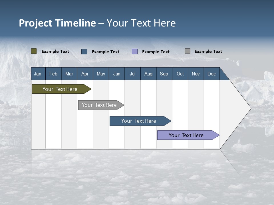 Global Soft Bergs PowerPoint Template