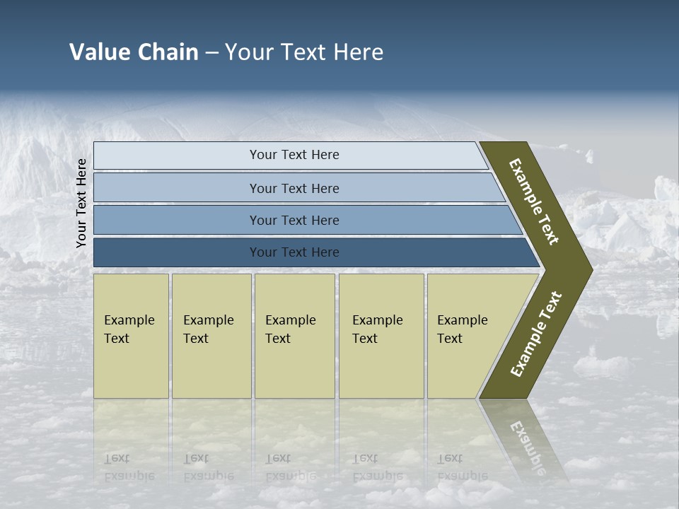 Global Soft Bergs PowerPoint Template