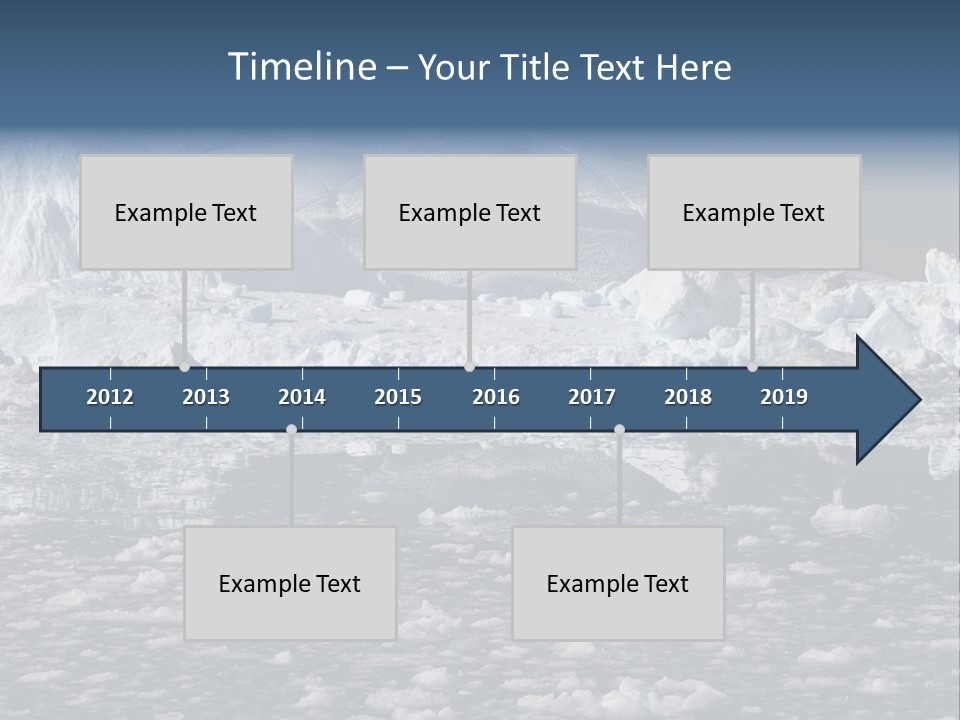 Global Soft Bergs PowerPoint Template