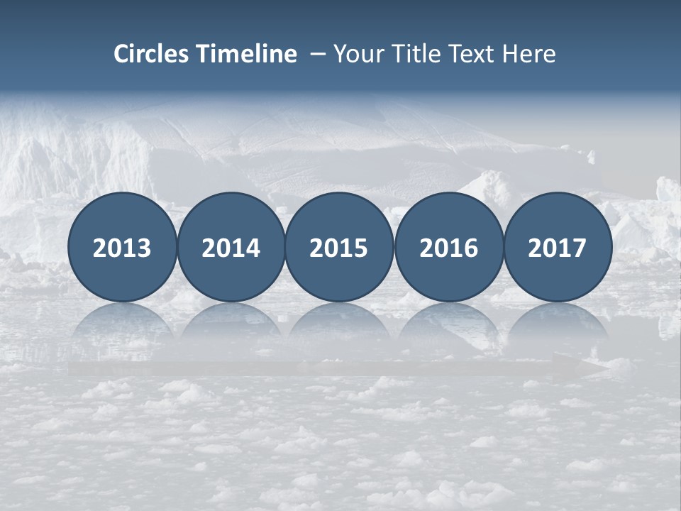 Global Soft Bergs PowerPoint Template