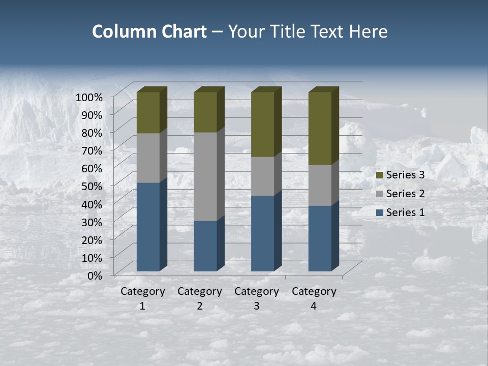 Global Soft Bergs PowerPoint Template
