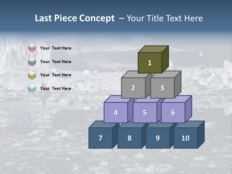 Global Soft Bergs PowerPoint Template