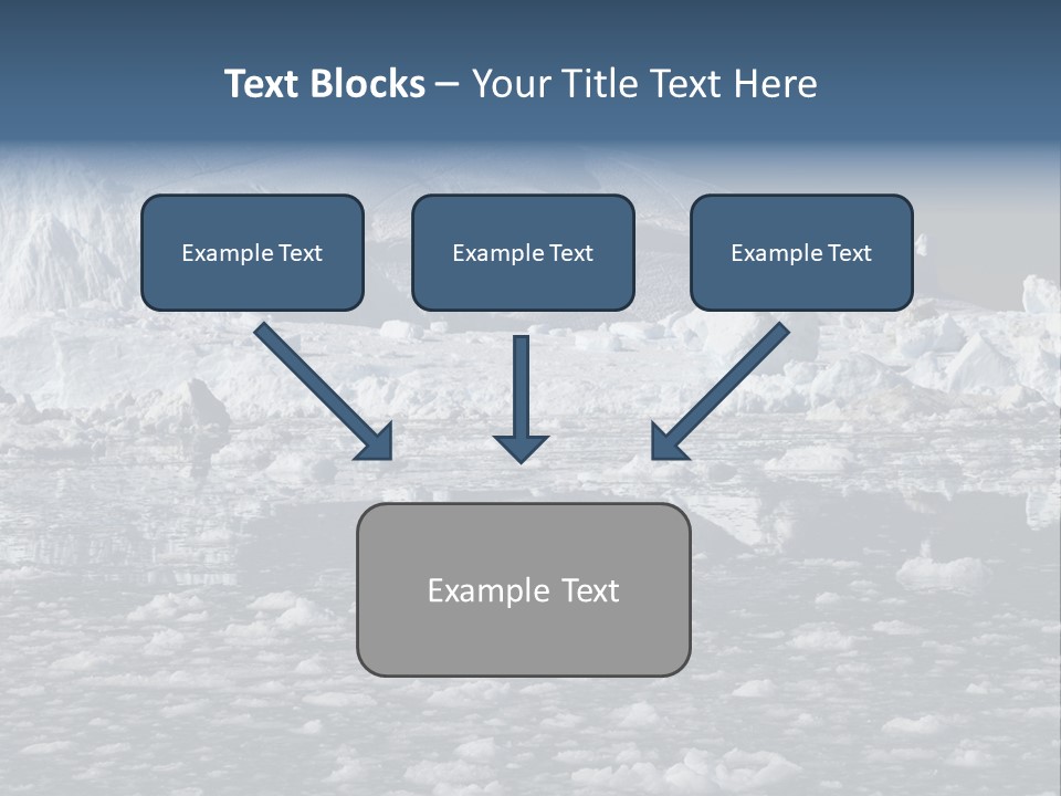 Global Soft Bergs PowerPoint Template