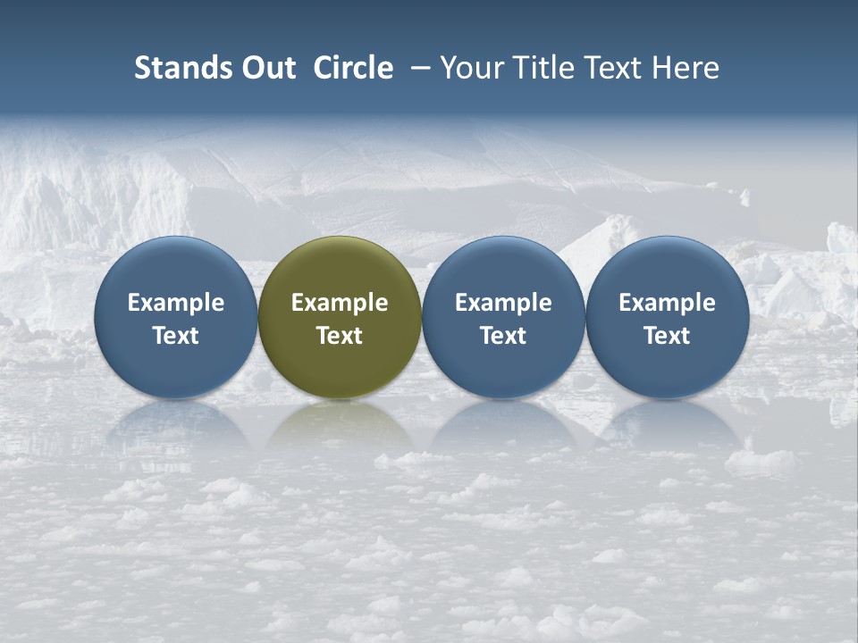 Global Soft Bergs PowerPoint Template