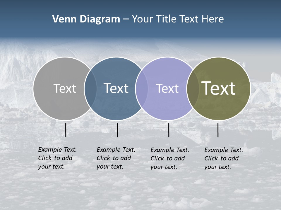 Global Soft Bergs PowerPoint Template