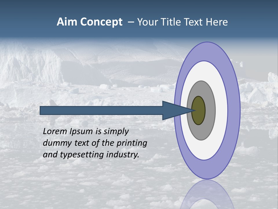 Global Soft Bergs PowerPoint Template