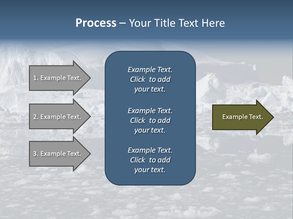 Global Soft Bergs PowerPoint Template