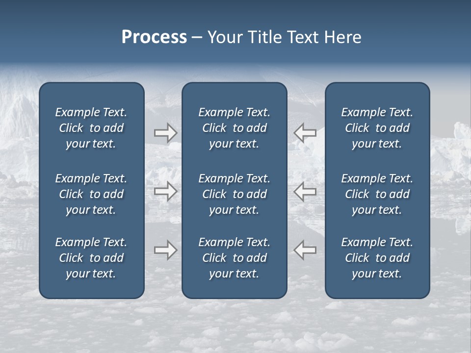 Global Soft Bergs PowerPoint Template