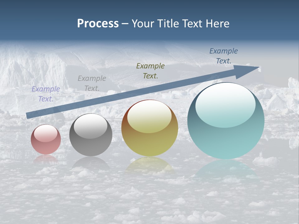 Global Soft Bergs PowerPoint Template