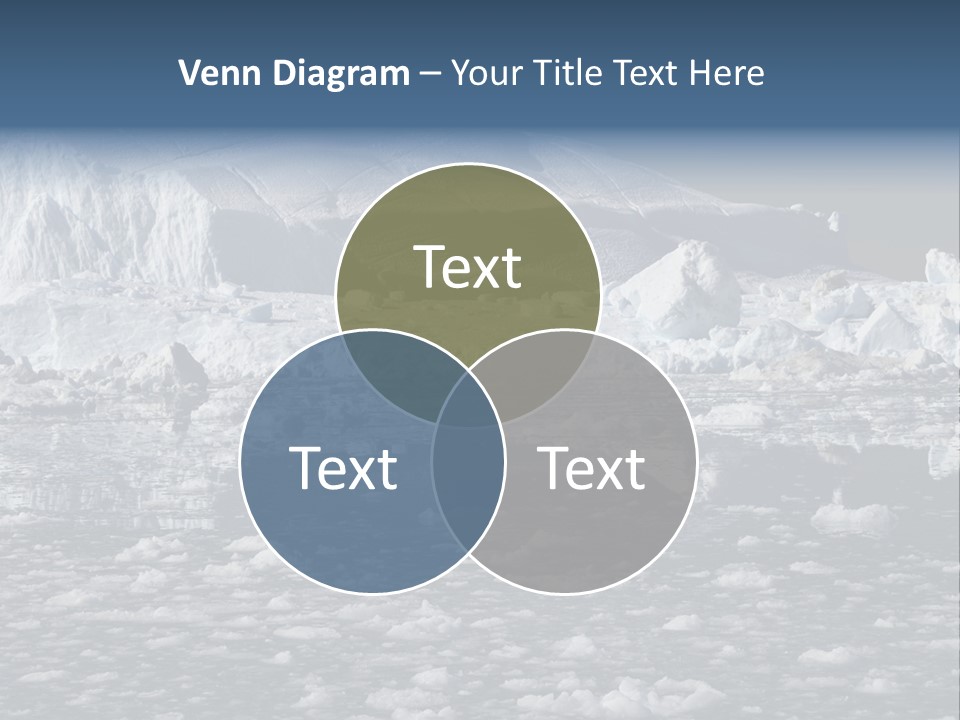 Global Soft Bergs PowerPoint Template