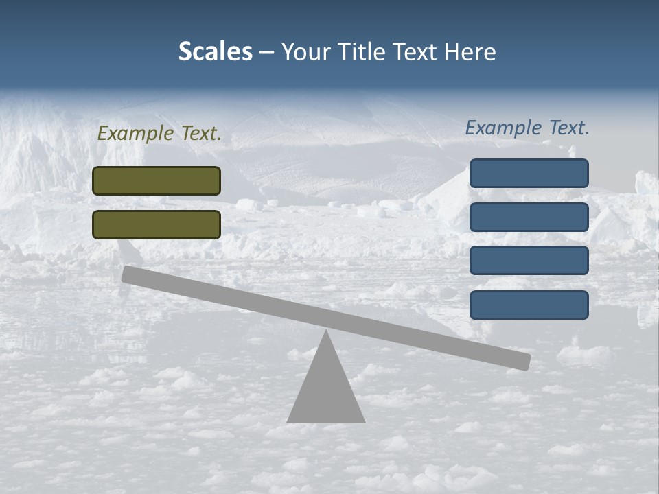 Global Soft Bergs PowerPoint Template