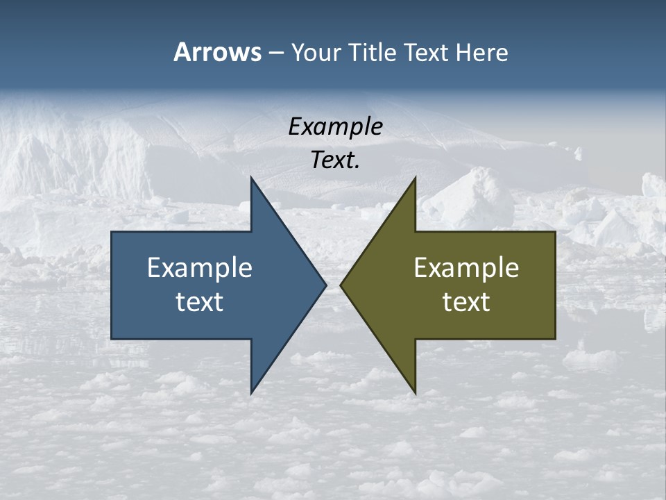 Global Soft Bergs PowerPoint Template