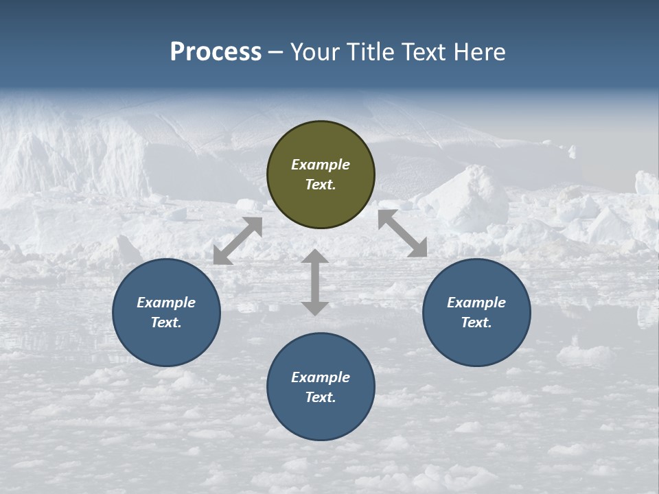 Global Soft Bergs PowerPoint Template