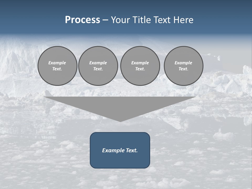 Global Soft Bergs PowerPoint Template