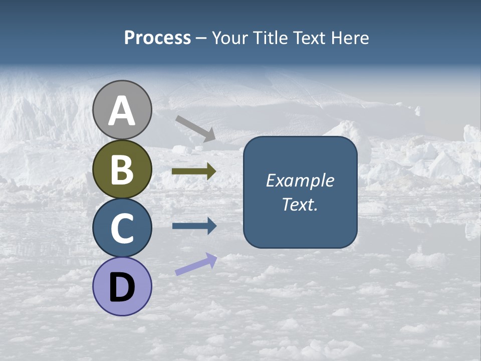 Global Soft Bergs PowerPoint Template