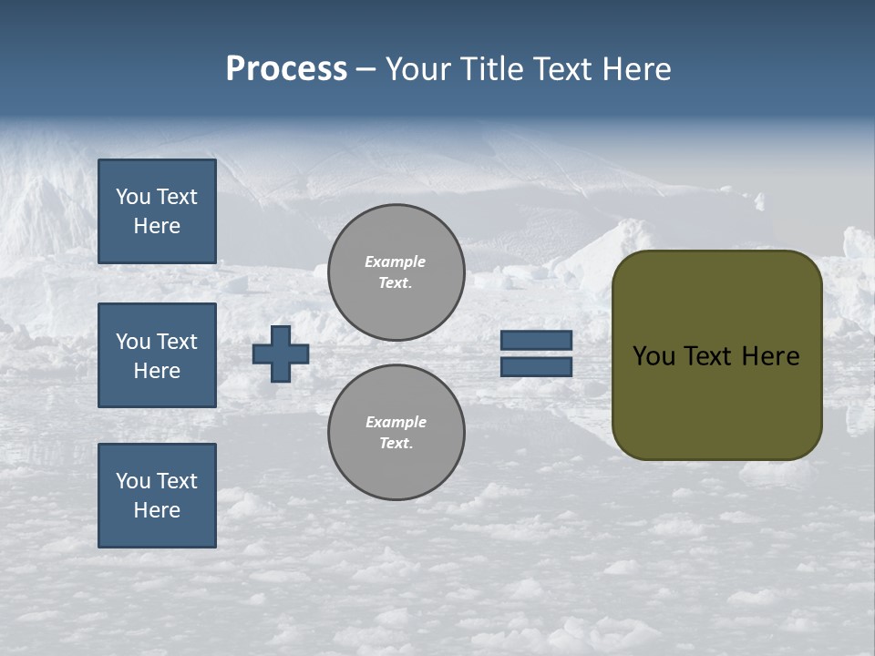 Global Soft Bergs PowerPoint Template