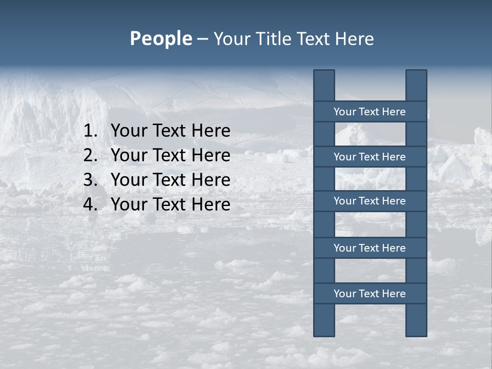 Global Soft Bergs PowerPoint Template