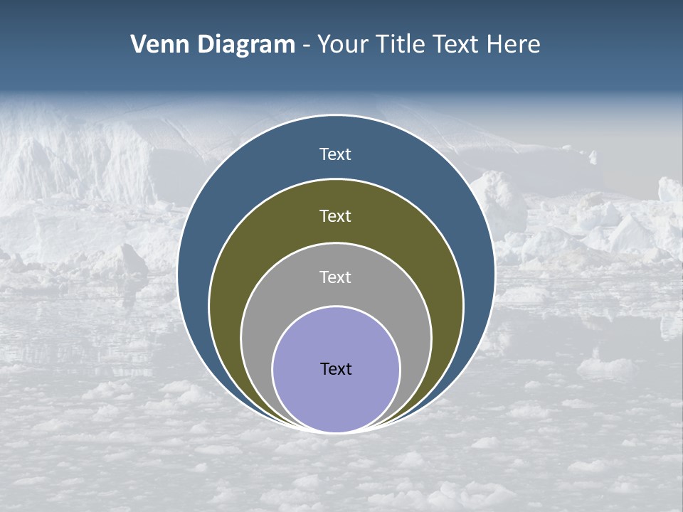 Global Soft Bergs PowerPoint Template