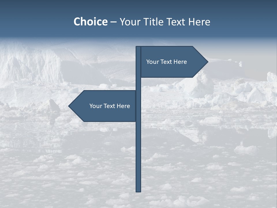 Global Soft Bergs PowerPoint Template