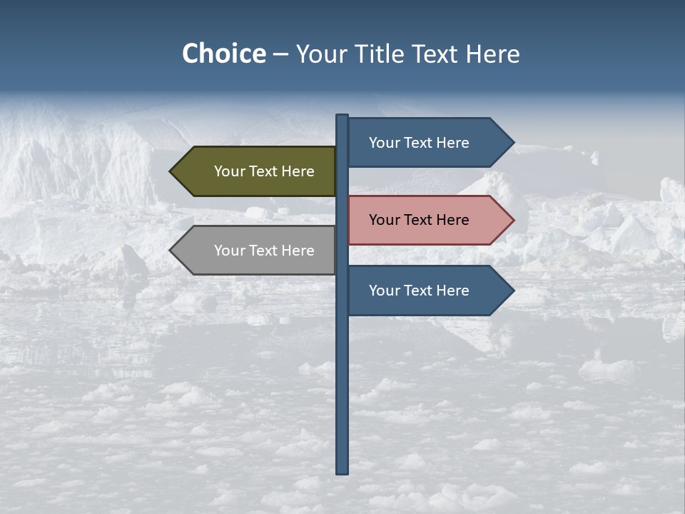 Global Soft Bergs PowerPoint Template