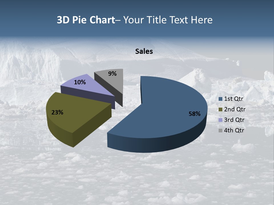 Global Soft Bergs PowerPoint Template